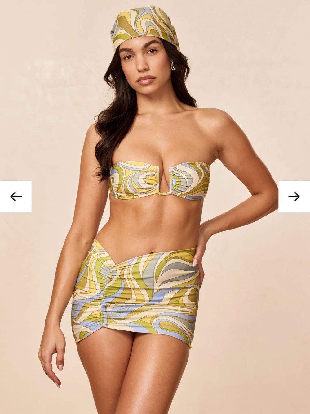 Monday Swimwear Bimini Skirt- Costa Rei Apple